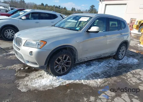 2011 BMW X3 xDrive35I from USA, damaged, VIN 5UXWX7C5XBLT78672
